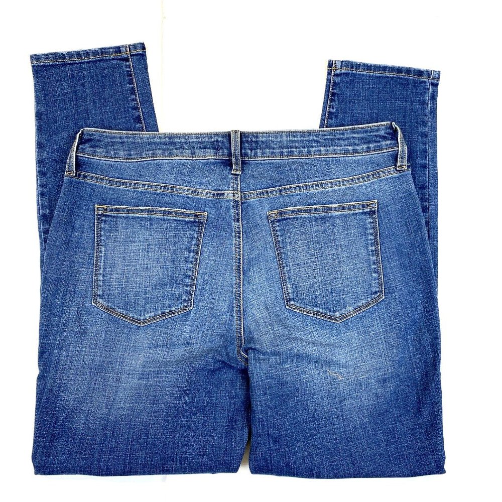Women's Sonoma Supersoft Stretch Midrise Skinny Jeans Destructed Fresh Blue - 6R - Picture 3 of 5